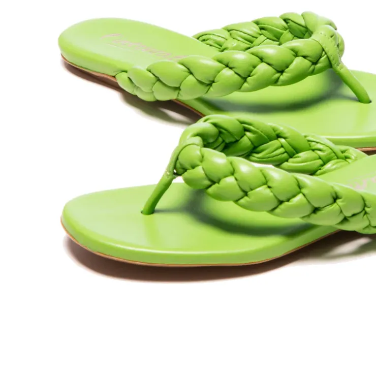 Women L'INTERVALLE Sirocco Green Leather