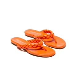Women L'INTERVALLE Sirocco Orange Leather