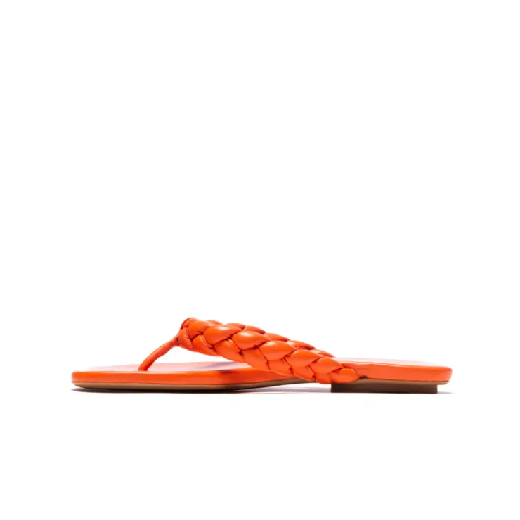 Women L'INTERVALLE Sirocco Orange Leather