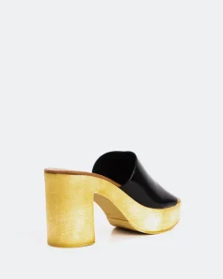 Women L'INTERVALLE Snicker Black Leather