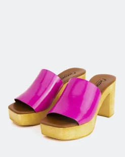 Women L'INTERVALLE Snicker Fuchsia Leather