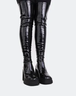 Women L'INTERVALLE Sofo Black Patent