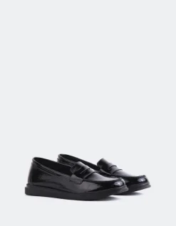 Women L'INTERVALLE Sperry Black Patent