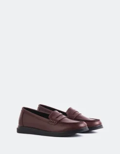 Women L'INTERVALLE Sperry Burgundy Leather
