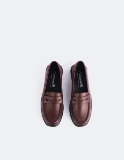 Women L'INTERVALLE Sperry Burgundy Leather