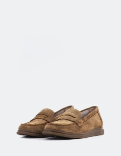 Women L'INTERVALLE Sperry Cognac Suede