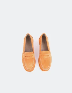 Women L'INTERVALLE Sperry Orange Suede