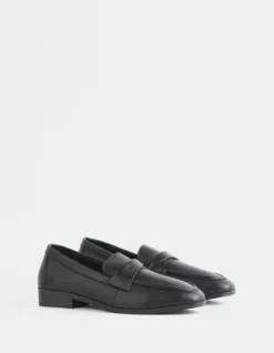 Women L'INTERVALLE Splice Black Leather