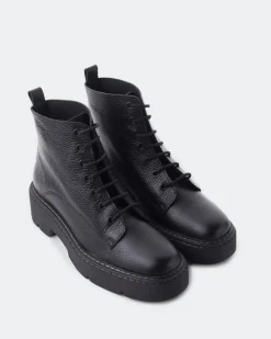Women L'INTERVALLE Springfield, Black Leather