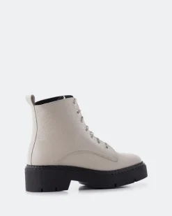 Women L'INTERVALLE Springfield, Off White Leather