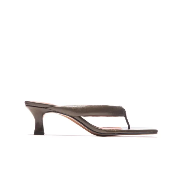 Women L'INTERVALLE Spritz Khaki Leather