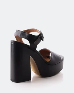 Women L'INTERVALLE Stafilos Black Leather