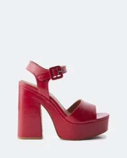 Women L'INTERVALLE Stafilos Red Leather