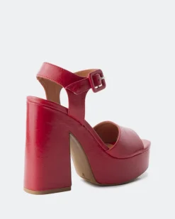 Women L'INTERVALLE Stafilos Red Leather