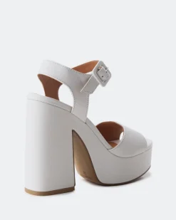 Women L'INTERVALLE Stafilos White Leather