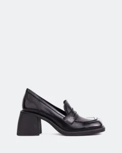 Women L'INTERVALLE Station Black Leather