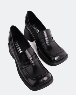 Women L'INTERVALLE Station Black Leather