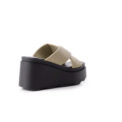 Women L'INTERVALLE Sunshine Light Khaki Leather