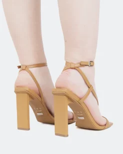 Women L'INTERVALLE Swing Camel Leather