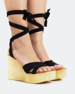 Women L'INTERVALLE Sybille Black Suede