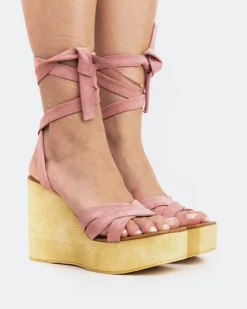 Women L'INTERVALLE Sybille Pink Suede