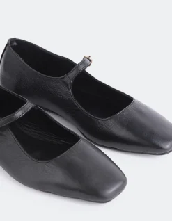 Women L'INTERVALLE Sylph Black Leather