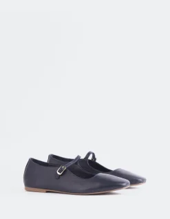 Women L'INTERVALLE Sylph Navy Leather
