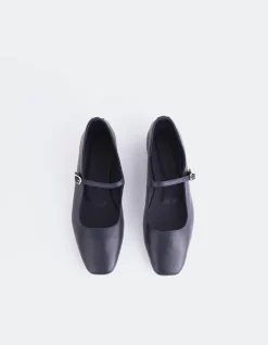 Women L'INTERVALLE Sylph Navy Leather