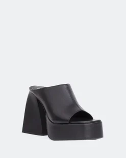 Women L'INTERVALLE Taboo Black Leather