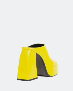 Women L'INTERVALLE Taboo Lime Leather