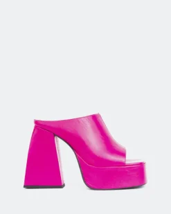 Women L'INTERVALLE Taboo Pink Leather