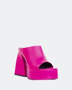 Women L'INTERVALLE Taboo Pink Leather