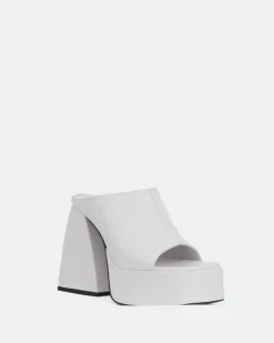 Women L'INTERVALLE Taboo White Leather