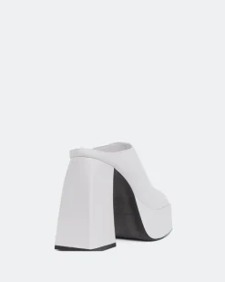 Women L'INTERVALLE Taboo White Leather