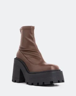 Women L'INTERVALLE Tana Brown Leather