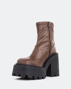 Women L'INTERVALLE Tana Brown Leather