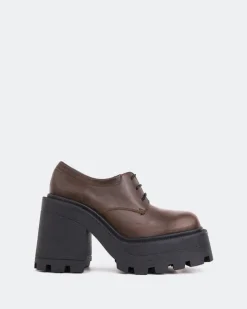 Women L'INTERVALLE Tandi Brown Leather