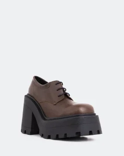 Women L'INTERVALLE Tandi Brown Leather