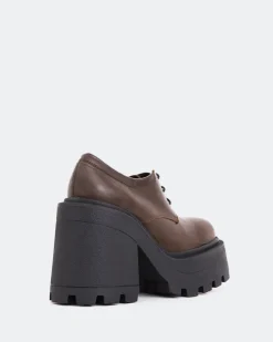 Women L'INTERVALLE Tandi Brown Leather