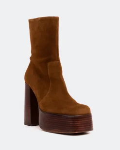 Women L'INTERVALLE Tate Brown Suede