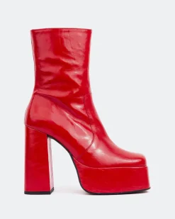 Women L'INTERVALLE Tate Red Leather