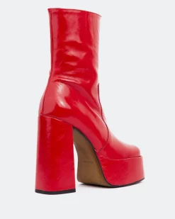 Women L'INTERVALLE Tate Red Leather
