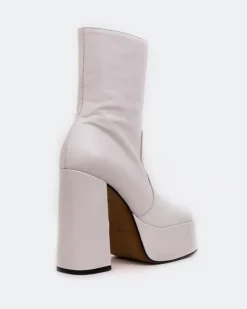 Women L'INTERVALLE Tate White Leather
