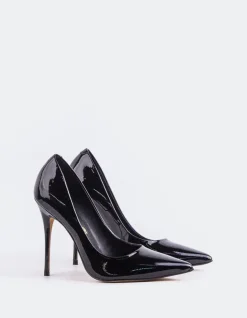 Women L'INTERVALLE Teeva Black Patent