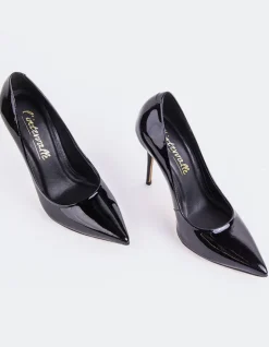 Women L'INTERVALLE Teeva Black Patent
