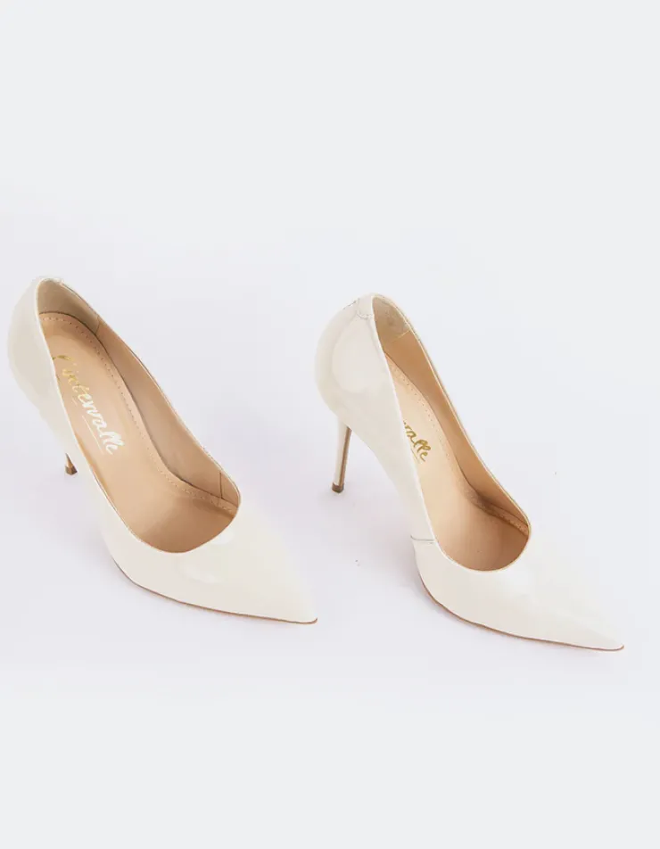 Women L'INTERVALLE Teeva Off White Patent