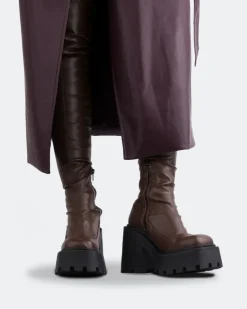 Women L'INTERVALLE Tialo Brown Stretch