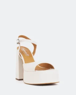 Women L'INTERVALLE Times Off White Naplack/Nap.Blanc Cassé