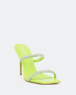 Women L'INTERVALLE Tinsley, Green Leather/Cuir Vert