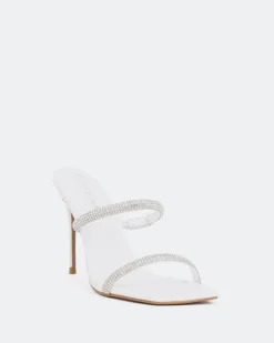 Women L'INTERVALLE Tinsley, White Leather/Cuir Blanc